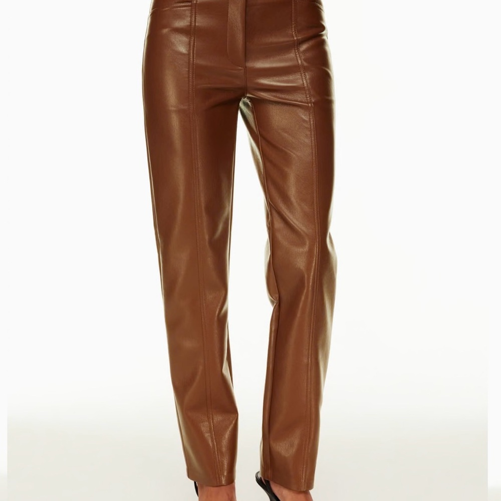 Aritzia Rebel High-waisted Vegan Leather pants